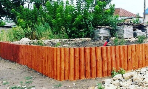 стенка из бревен